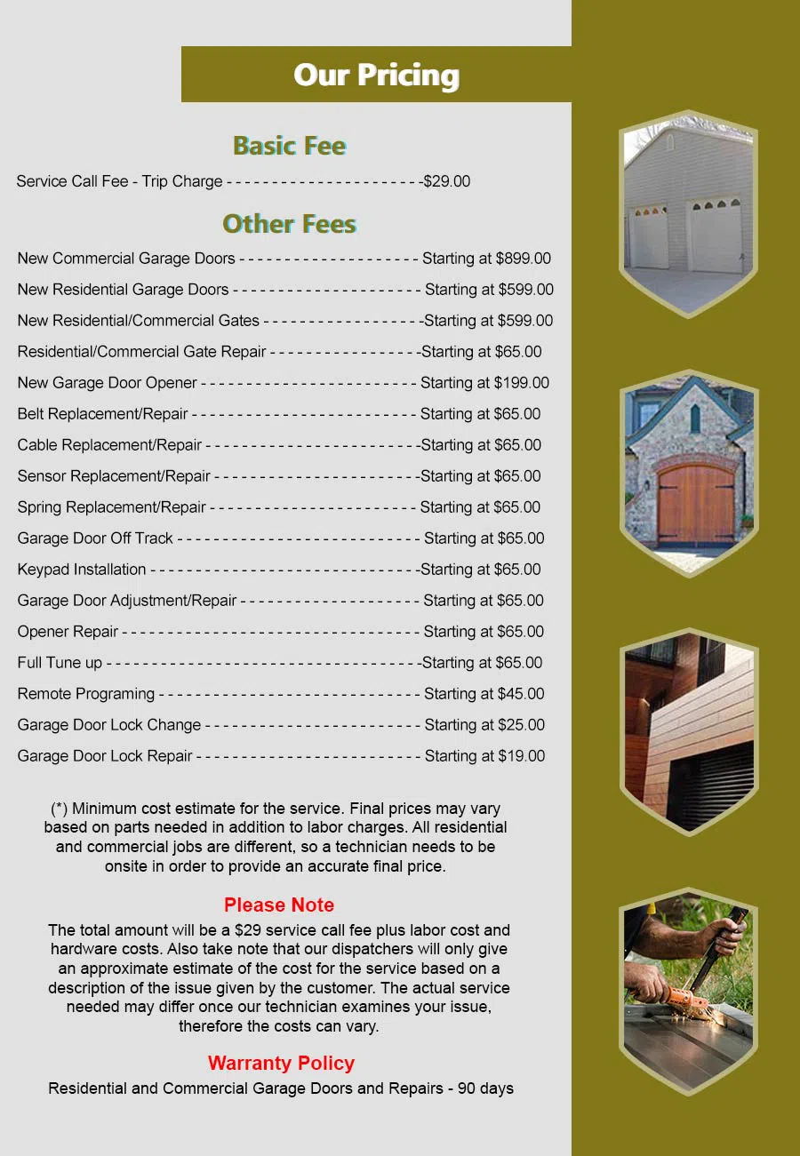 HighTech Garage Door Service Middle River, MD 410-855-4778